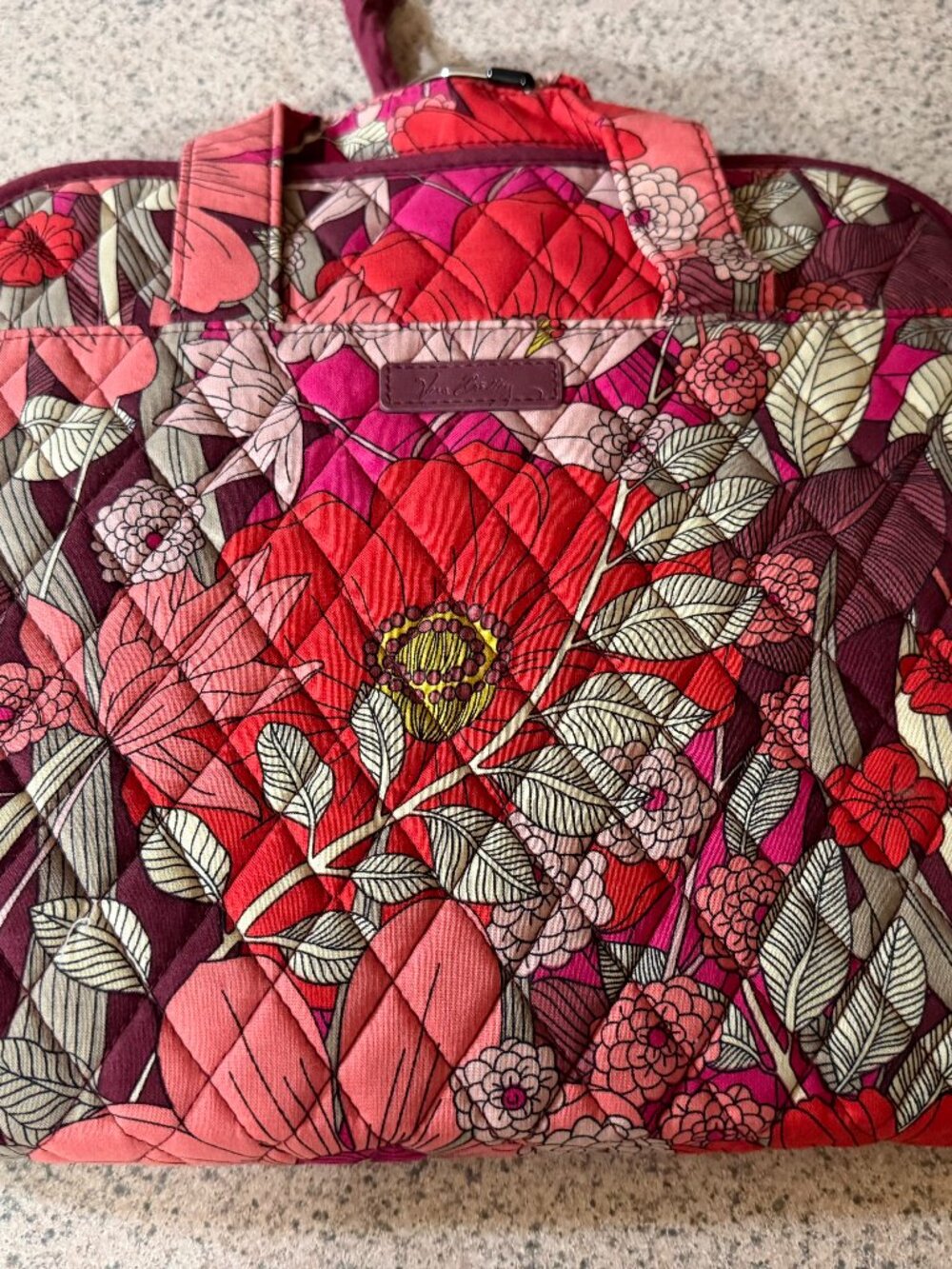 NWOT! Vera Bradley Hanging Travel Organizer in Mocha Rouge